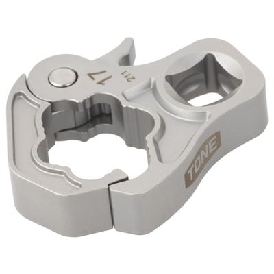 TONE Schnellöffner-Klauenfußschlüssel, Schlüsselweite 17 mm, 3QCF-17, 9,5 mm (3/8 ")
