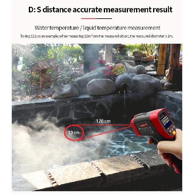 UNI-T UT301A+ UT301C+ Infrared Thermometer Digital Measure Temperature Non-contact Circle Laser Thermometer Temperature Gun