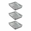 Efficiently Organized Kitchen with Stainless Steel Crisper Set of 3 PCS