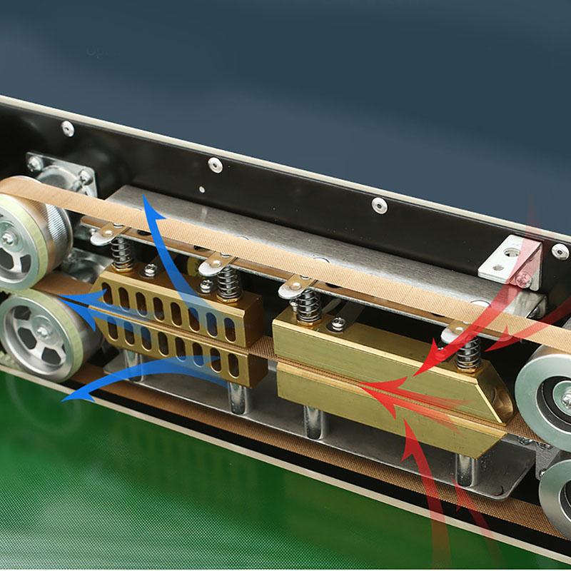 220V Automatic Electric Bag Sealing Machine Food Packag Sealer Desktop Sealing Machine Continuous Heat Sealer for Plastic Bags