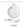 8-inch Nordic Style Ceramic Deep Plate