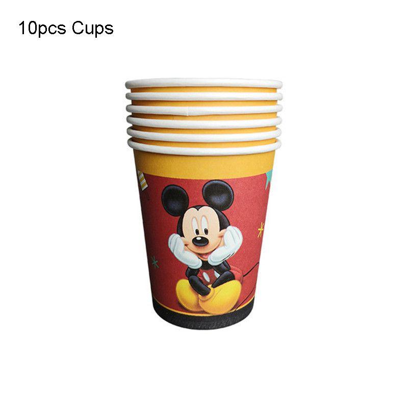 Theme Mouse Cartoon Party Supplies Decoration Red Birthday Party Decor