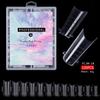120pcs Kit Plastic Curve False Nails Art Dual Form French Tips Gel Extension Mode Acrylic Manicure Tool Accessories Sets