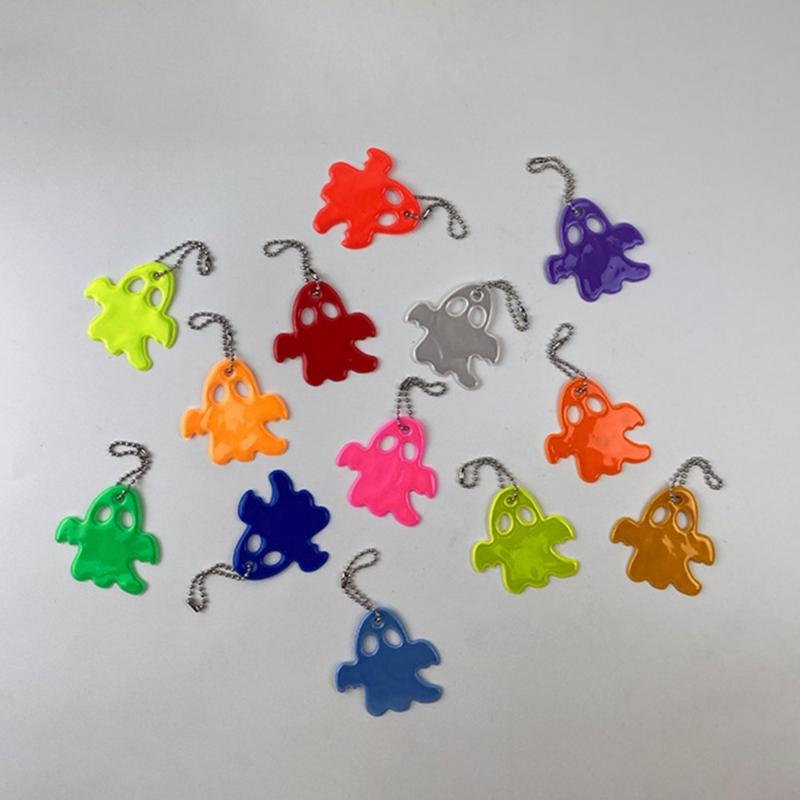 Reflectors Keychain for Strollers Ghost Style Reflective Pendant for Kids Adults
