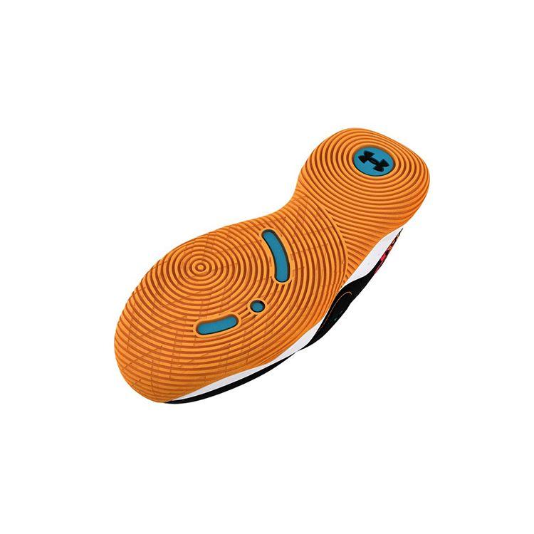 Under Armour Zone Bb Low Basketball Shoes Kids Sneakers Black 3024814-001