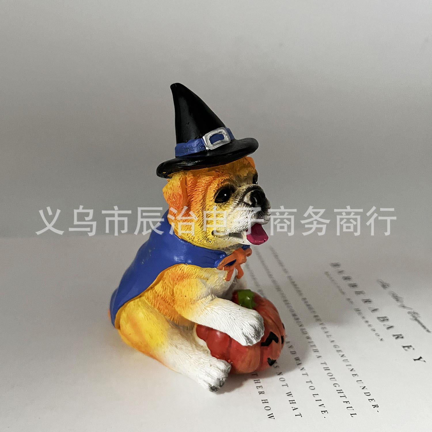 New holiday decoration pumpkin dog pumpkin cat desktop pendulum desktop decoration