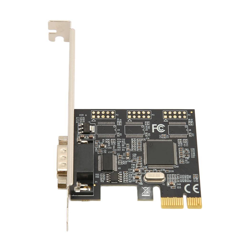 PCIe X1 RS232 Serial Adapter Card Single Port PCI Express To RS232 Converter Adapter for Windows for Linux for DOS