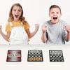 Mini Chess Set Travel Board Game Magnetic Portable Small Folding Pocket Chess Games For Kids And Adult