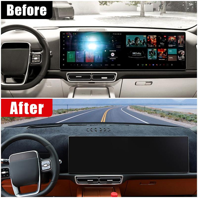 Für LiXiang Leading Ideal L7 L8 L9 2022 2023 2024 HEV PHEV Auto Armaturenbrettabdeckung Lichtschutzmatte Sonnenschutz Anti-UV Teppiche Matte