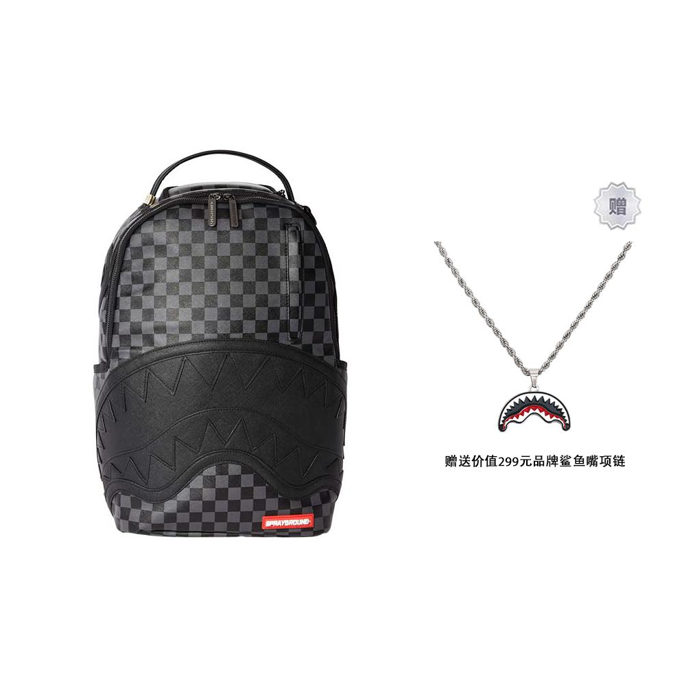 New SPRAYGROUND PVC Backpack Large Size Unisex Black W0715710