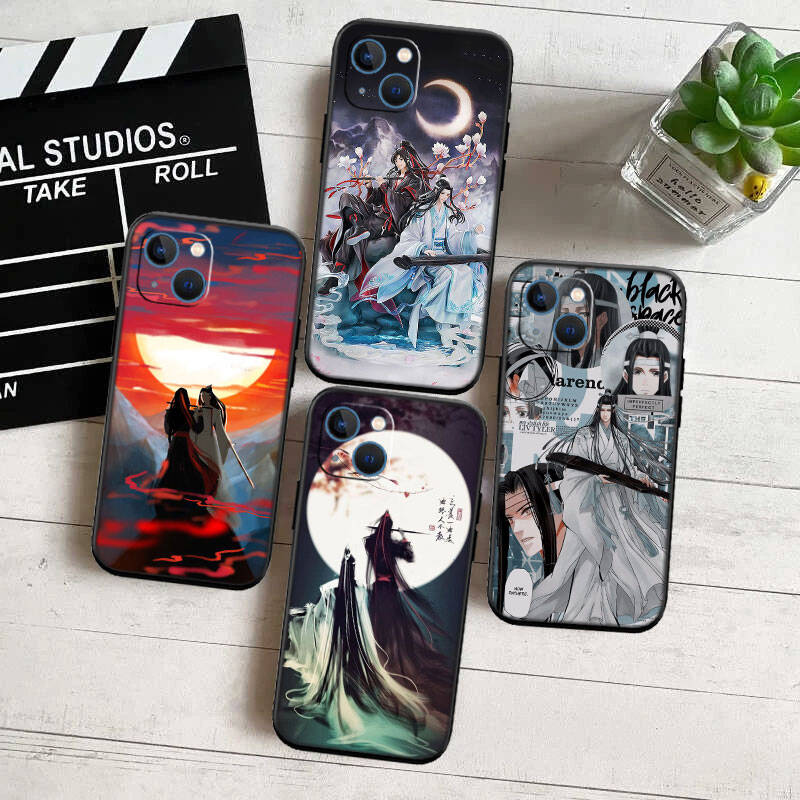 MH91 Mo Dao Zu Shi Phone Shell Case for iPhone 7 8 11 12 13 14 15 16 17 16E XS Pro Max XR X SE Air