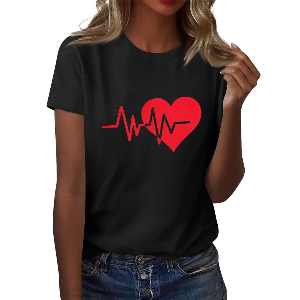 Ženy Krátký rukáv Pevné Sexy Roztomilé tričko Slim Fit Upnuté tričko Crop-Top
