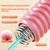 Soft Spring Hoop Foldable Spring Tube Yoga Circle Fitness Waist Tummy Tightening Equipment Women Weight Loss Yoga Loop for Home