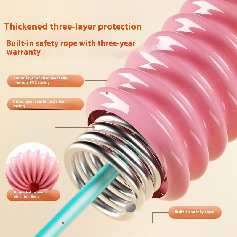 Soft Spring Hoop Foldable Spring Tube Yoga Circle Fitness Waist Tummy Tightening Equipment Women Weight Loss Yoga Loop for Home