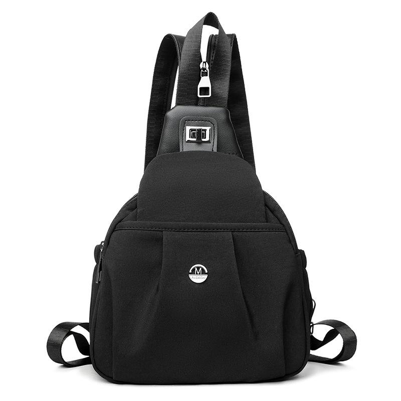 Multifunkční náprsní taška Dámský lehký batoh Cestovní taška přes rameno