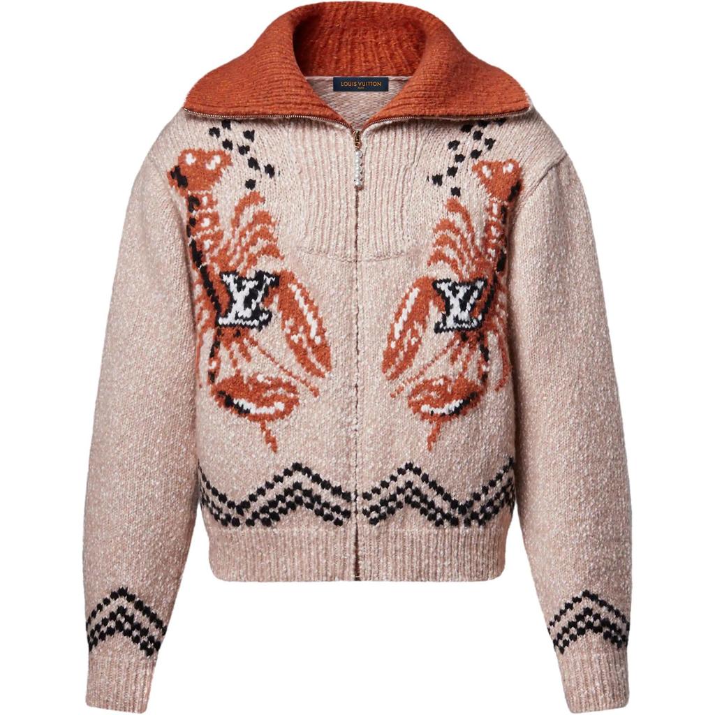 Louis Vuitton Zippered Knitted Blouson 1AIM56