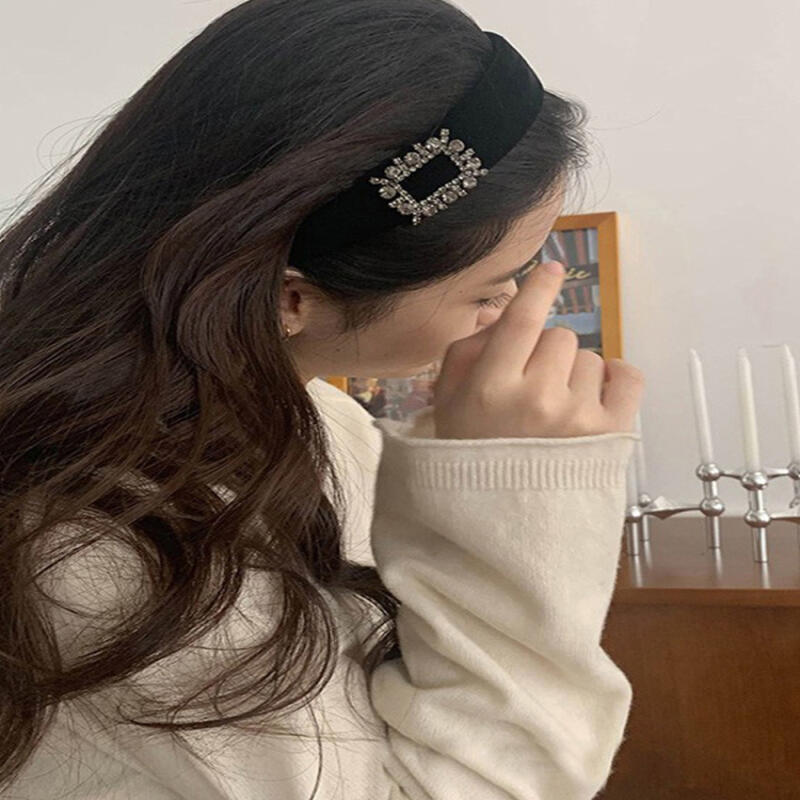 Holmia Square Cubic Romantic Chic Hairband Headband