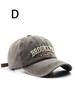 1 unisex all season wearing pure cotton washed letters Brooklyn1947 fashionable baseball cap