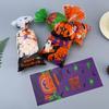 50PCS Pack Halloween Candy Bag Assorted Styles Pumpkin Ghost Bat Halloween Party Supplies Trick or Treat Gift Goodie Bag