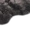 VidaXL Tapis en peau de mouton 60 x 90 cm Gris clair