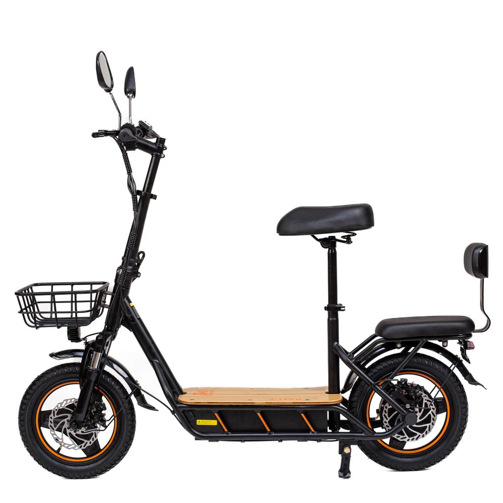 KuKirin C1 Pro Outdoor Commuting Electric Scooter With TowSeat 14 Inch Road Tires 500W Motor 48V26Ah Battery City Electric Scooter For Adult