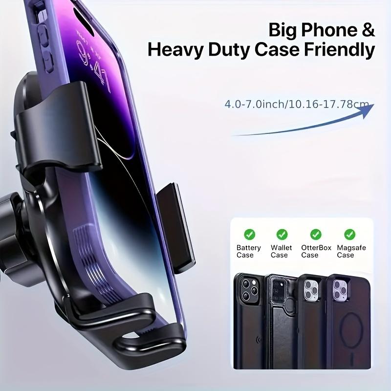 SEAMETAL Car Phone Bracket Dashboard Auto Cellphone Holder Universal Desk Windshield Hanging Phone Holder 360 Degree Rotation