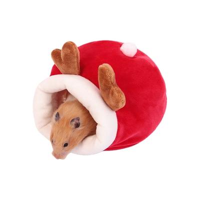 Rat Cute Hamster Cotton House Soft Thickened Hamster Nest Plush Comfortable Rat Sleepping Bed Golden Hamster