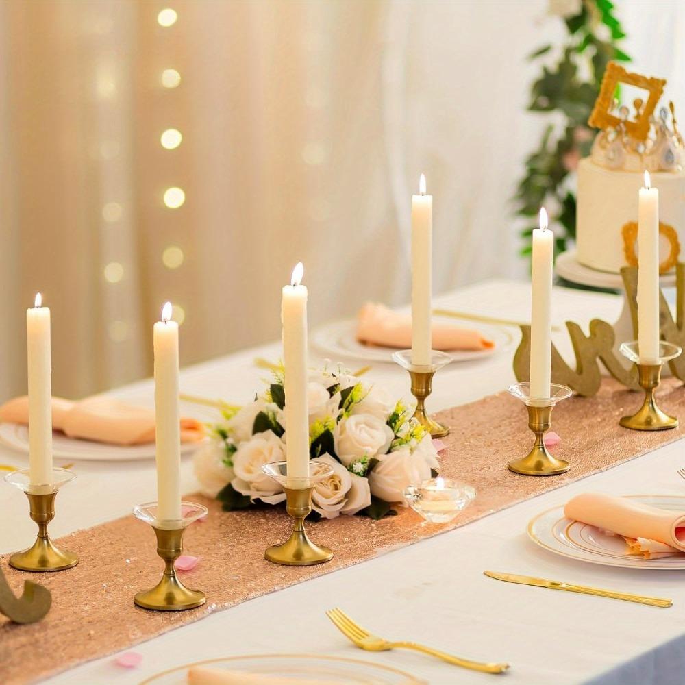 3 Piece Heat Resistant Glass Wax Catcher Tray Reusable Candle Drip Protector Candle Drip Tray  Hotel