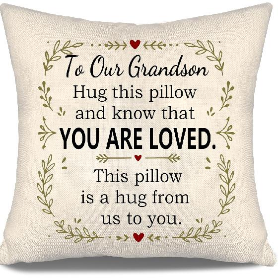 Daughter Hug This Pillow and Know That You Are Loved This Pillow Is A Hug from Me To You Throw Pillow Covers for Daughter from Mom Dad Birthday Gift