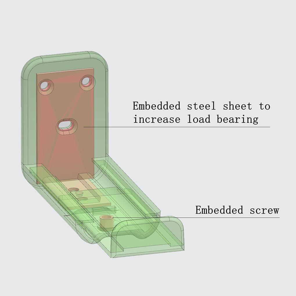 Soundbar Wall Mount Bracket Anti-Drop Soundbar Speaker Wall Holder Drywall Sound Bar Wall Bracket for Samsung Vizio LG for Bose