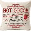 Merry Christmas Decor Cushion Cover 45x45 cm Pillow CaseCartoon Reindeer Santa Claus Printed Throw Pillowcase Linen Pillow Cover
