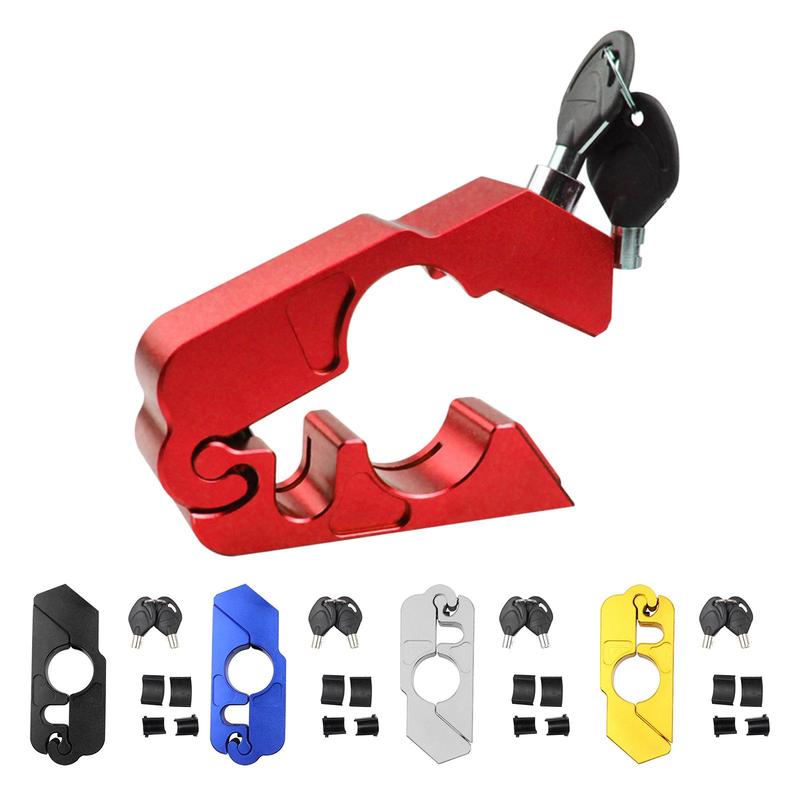 Heavy Adjustable Motorcycle Lock Throttle Lock Brake Lock for Protection