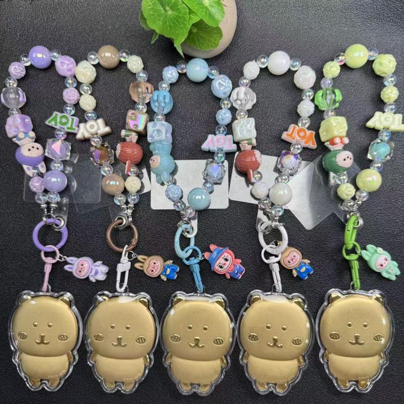 Chiikawa Usagi Go-Kawaii Zlatý 999 Korálkový Klíčenka & Přívěsek na Tašku