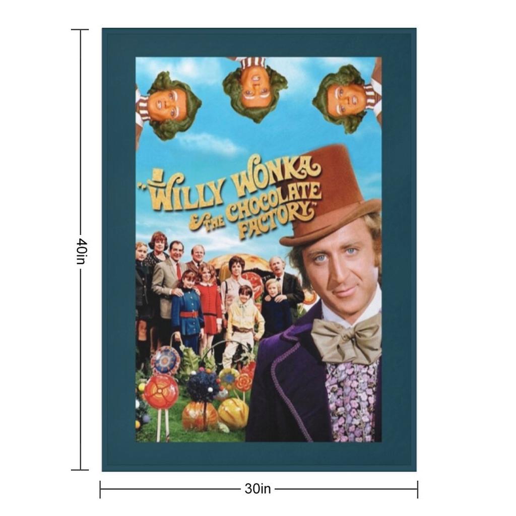 The chocolate factory Throw Blanket Hairys Cute Kid'S Blankets For Sofas Blankets