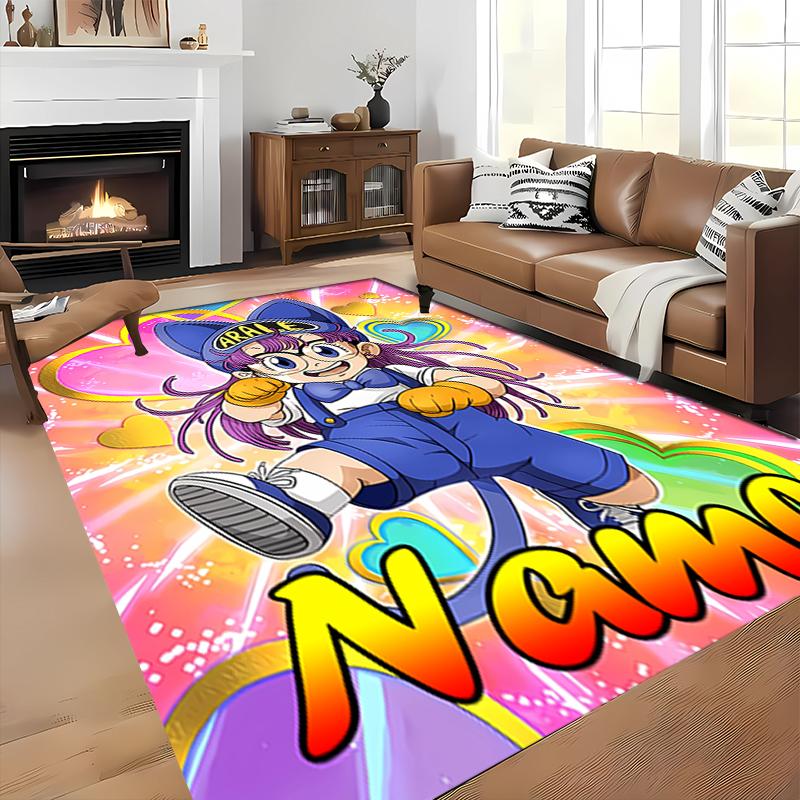 Custom personalization Arale Norimaki Area Rug - Perfect For Kitchen, Bathroom,Laundry Room Decor Large Size Available,Gift All Seasons