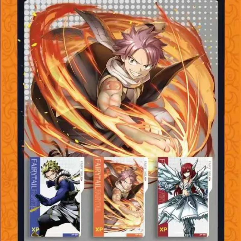 HUIKA Fairy Tail Collection Cards Anime Natsu Erza Scarlet Flash SSP EX Cards Kids Doujin Toys and Hobbies Gifts