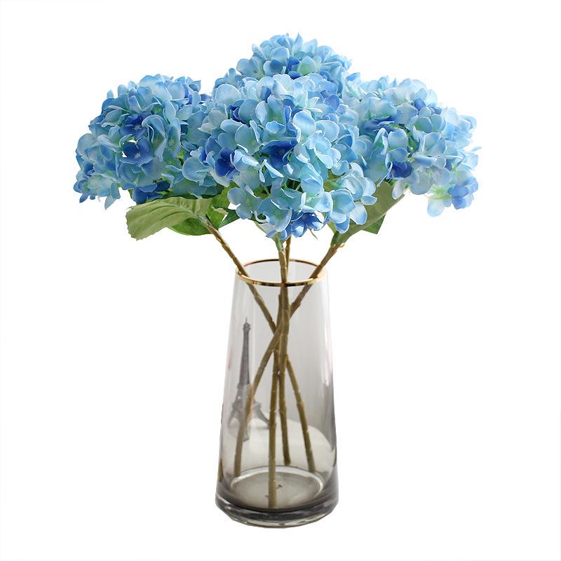 Silk Hydrangea Flowers - Decorative Artificial Ornaments for Weddings, Available in 24 Colors