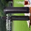 Black Portable Waterproof Umbrella Storage Pocket PU Leather Umbrella Cover Case Water Absorbent Umbrella Bag Ultrafine