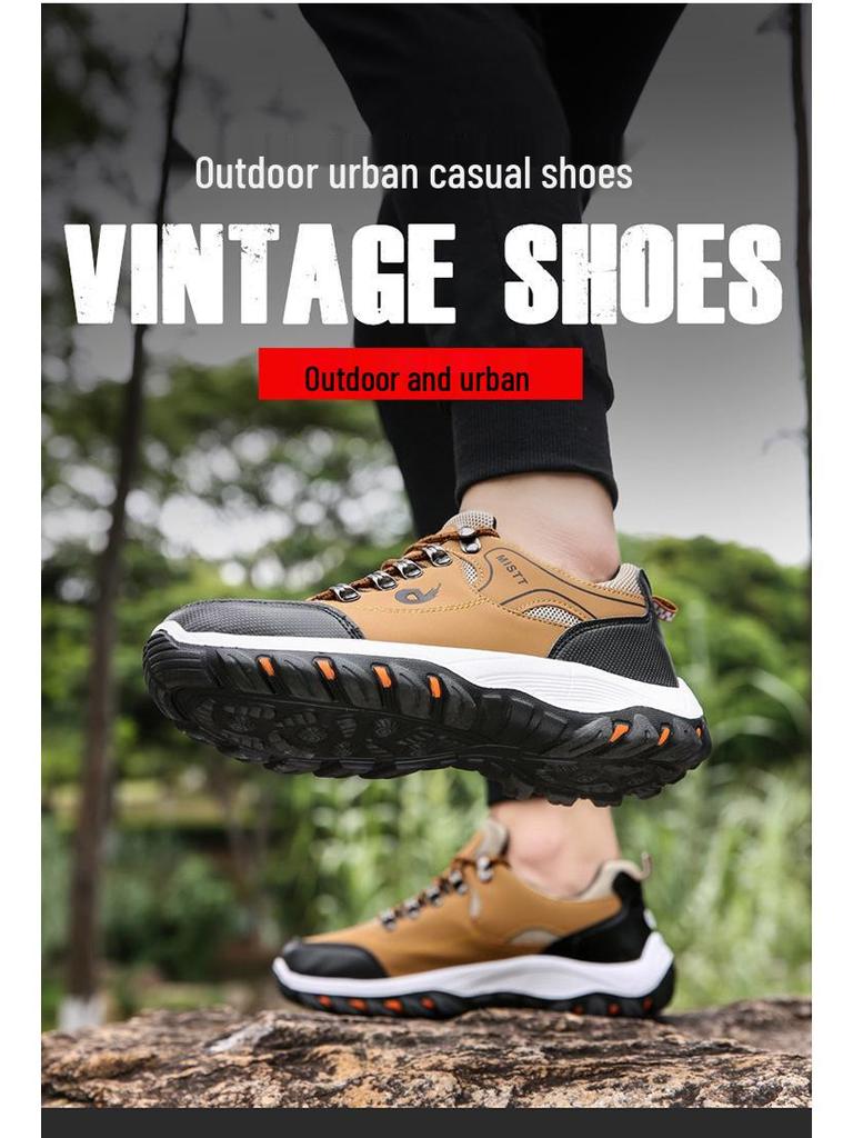 Men's Plus Size Outdoor Hiking and Travel Shoes for Spring and Autumn 2025