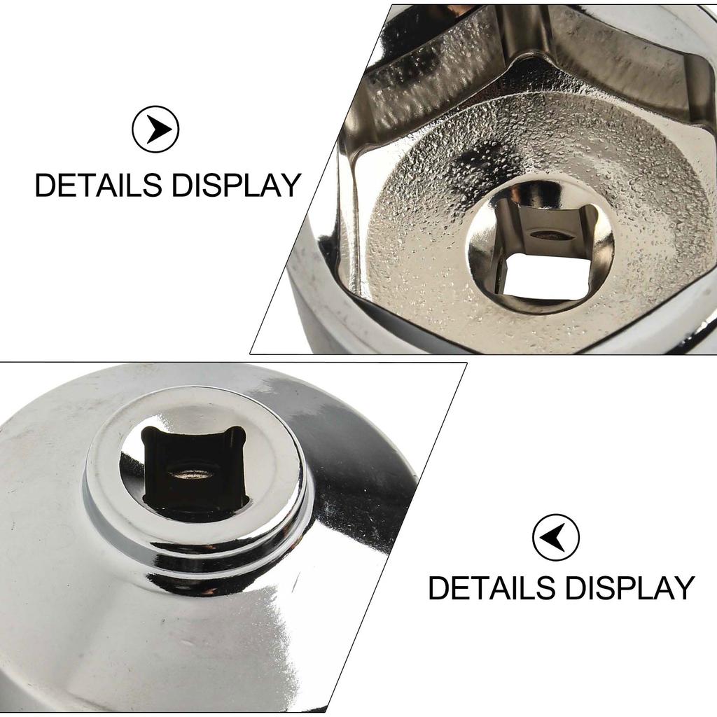 Oil Change Silver 36mm Wrench 3 8 Inch Drive Wrench Oil Filter Wrench 3 8 Drive Socket Compatibility With Ratchet