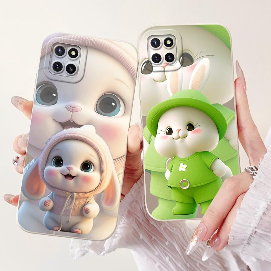 For Samsung Galaxy Note 10 Lite Case SM-N770F Cute Happy Cat Cartoon Cover Soft Silicone Phone Case For Samsung Note10 Lite Bags