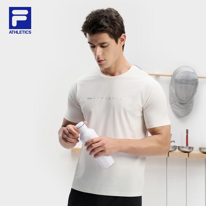 FILA Men s Knitted Short Sleeve Sports T-Shirt L