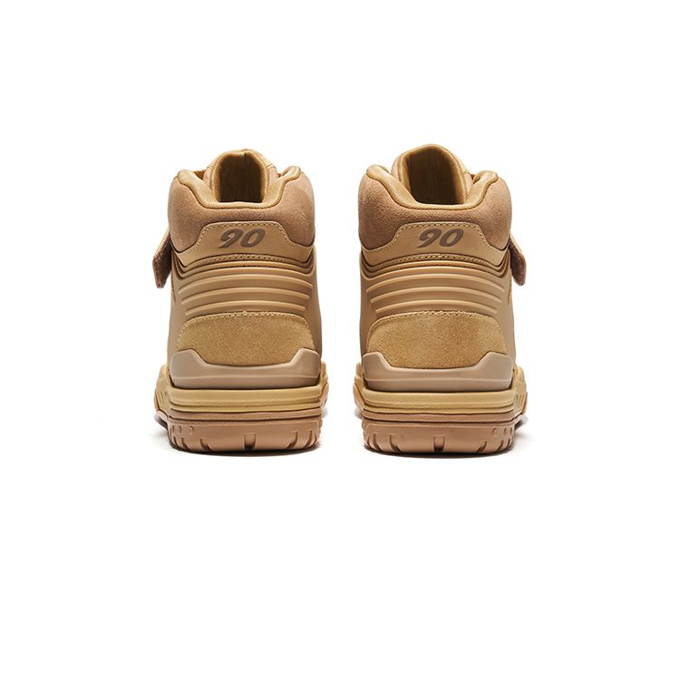 Saucony Cross 90 Mid Casual Retro Non-Slip Wear-Resistant High-Top Running Shoes Unisex Sneakers Khaki S79048-4