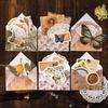 Mò Mò Handmade Retro Sticker Set: 100 Sheets of Vintage Plants & Butterflies for Journals & Collages
