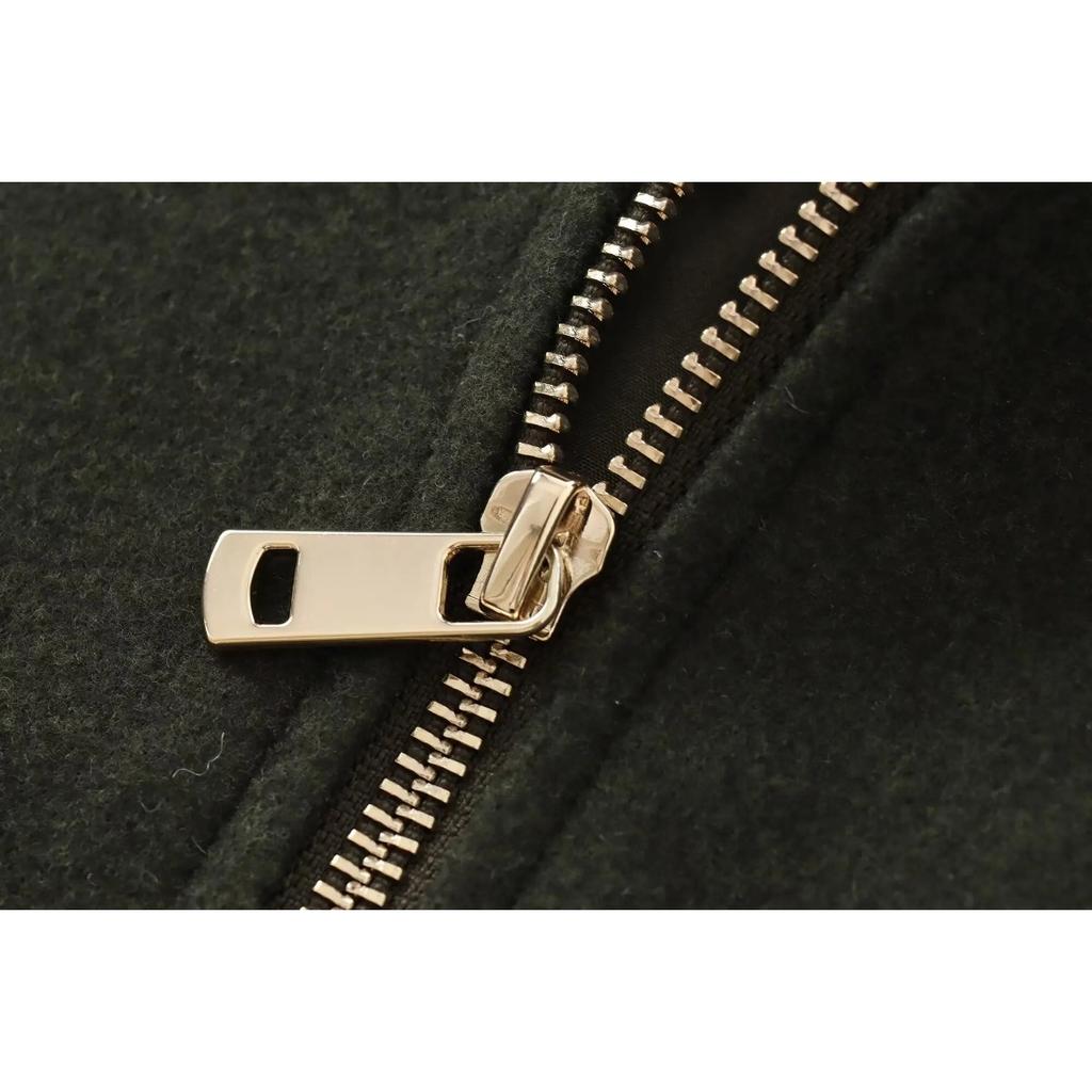 Women's Zipper Jacket Coat New Winter Long Sleeve Pocket Outerwear Coat Short Street Elegant Women's Jacket