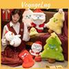Plush Toy Santa Multi Color Design Children Room Christmas Decoration Doll Gift