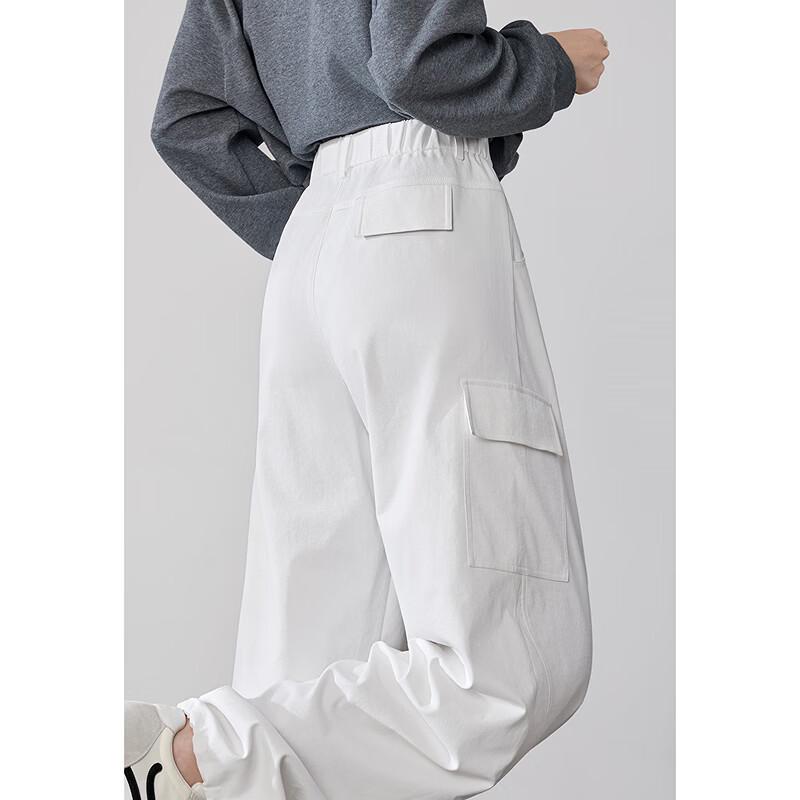 Betu Women's Casual Wide-Leg Cargo Pants