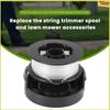 A34R RS-136 Replacement String Trimmer Spool Line For BLACK+DECKER ST4000 ST4500 (1 Spool, 1 Cap And 1 Spring)