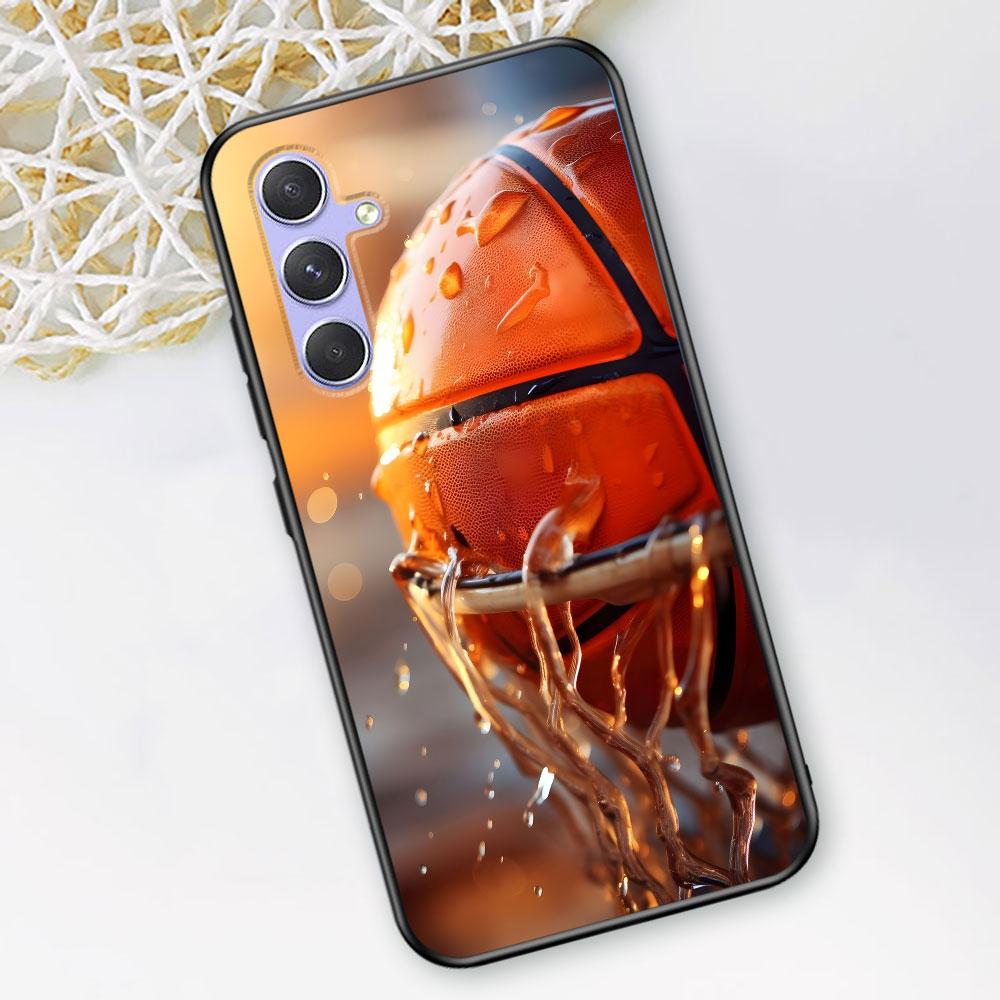 Basketball Basket Sports Case for Samsung Galaxy A51 A53 A54 A31 A52 A12 A13 A21s A22 A32 A11 A22 A33 A41 A52s TPU Phone Cover