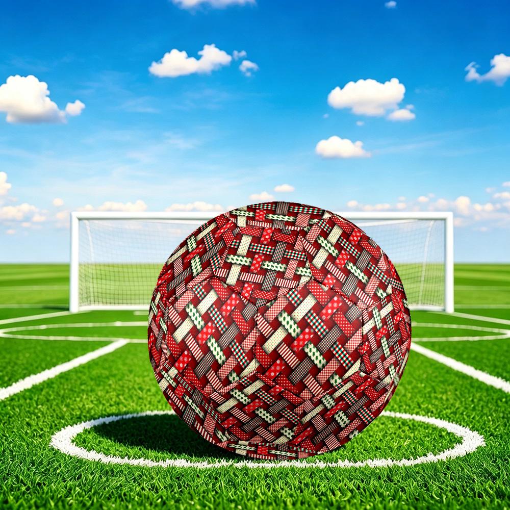 1pc Christmas Size 5 Soccer Ball Professional Match Training Football Indoor &Outdoor Sports Ball Lightweight Durable m658